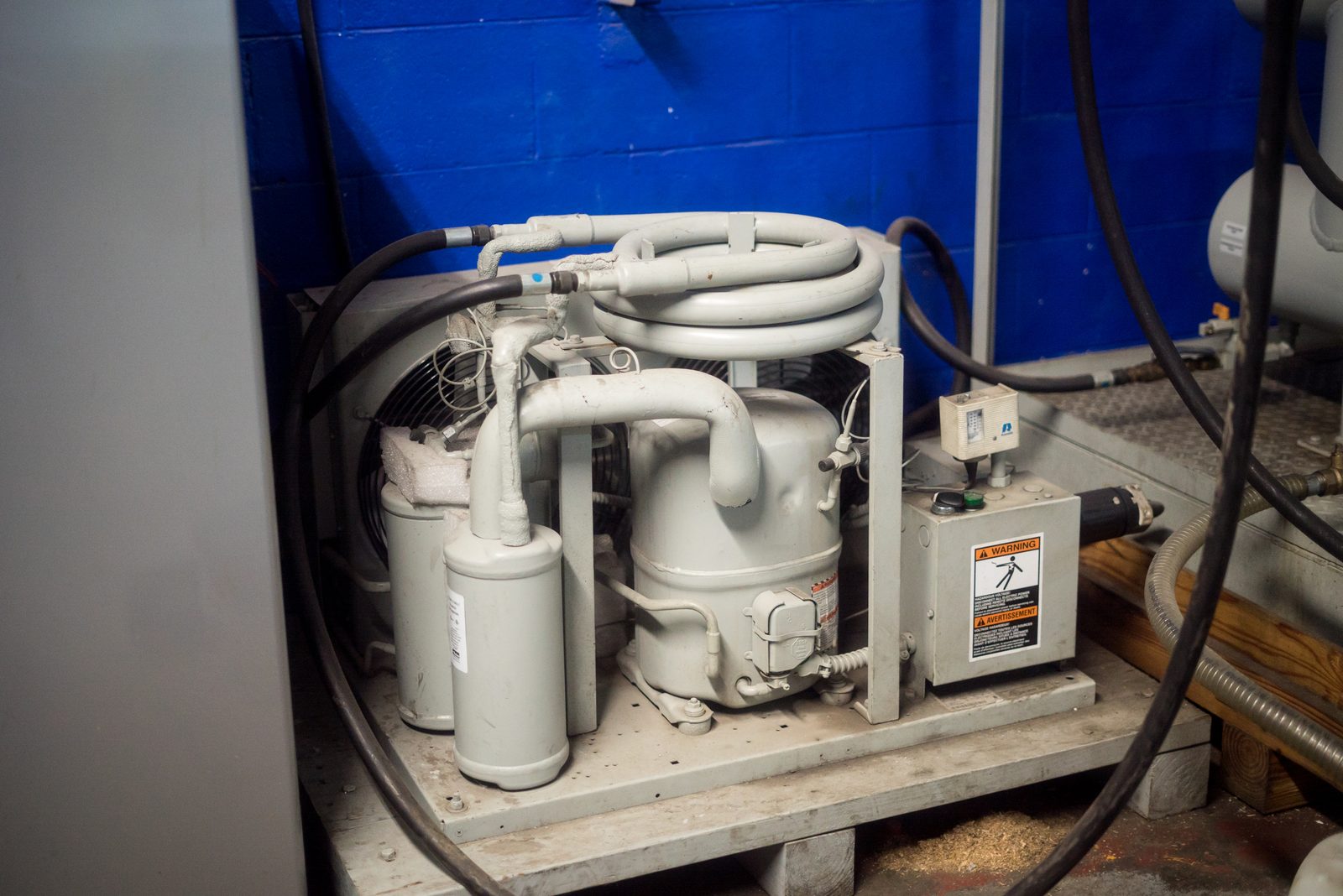 Unidad de refrigeración comercial RAC en sitio